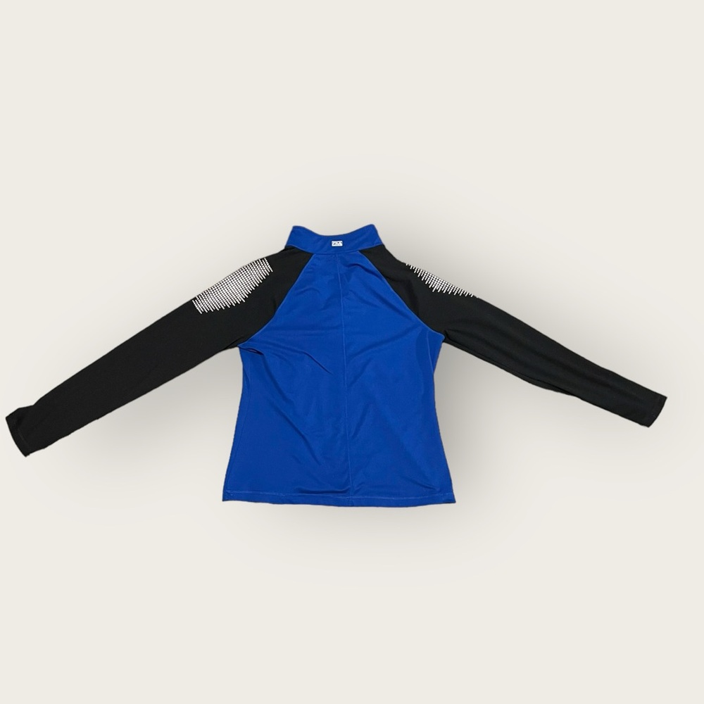 FILA large women’s long sleeve reflective athletic shirt with 3/4 zip. - Picture 2 of 6